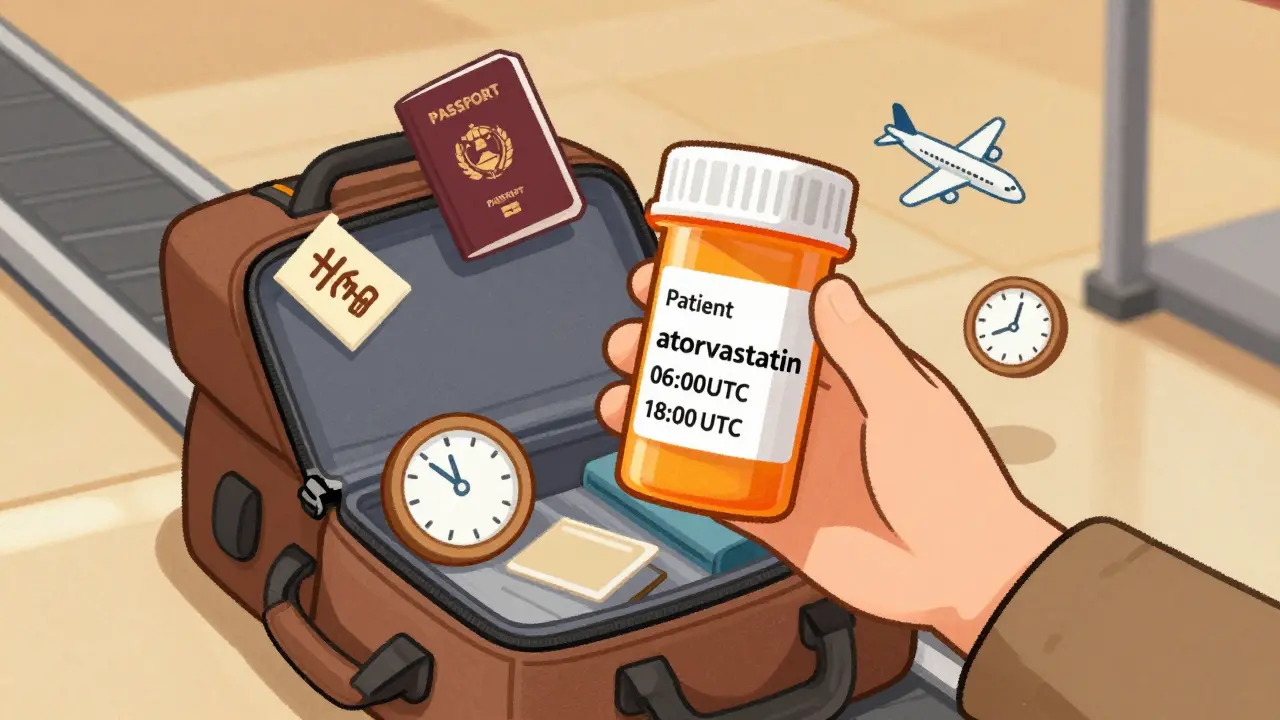 How to Read Prescription Labels When Traveling or Crossing Time Zones