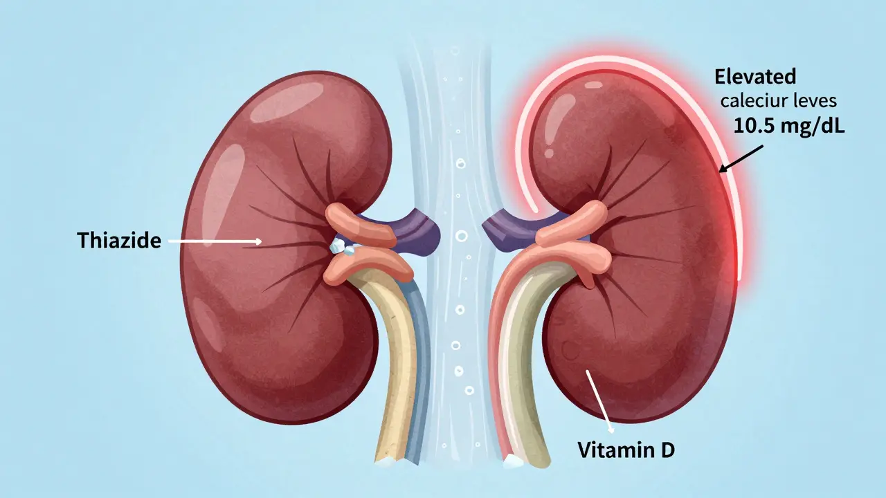Vitamin D and Thiazide Diuretics: What You Need to Know About Hypercalcemia Risk