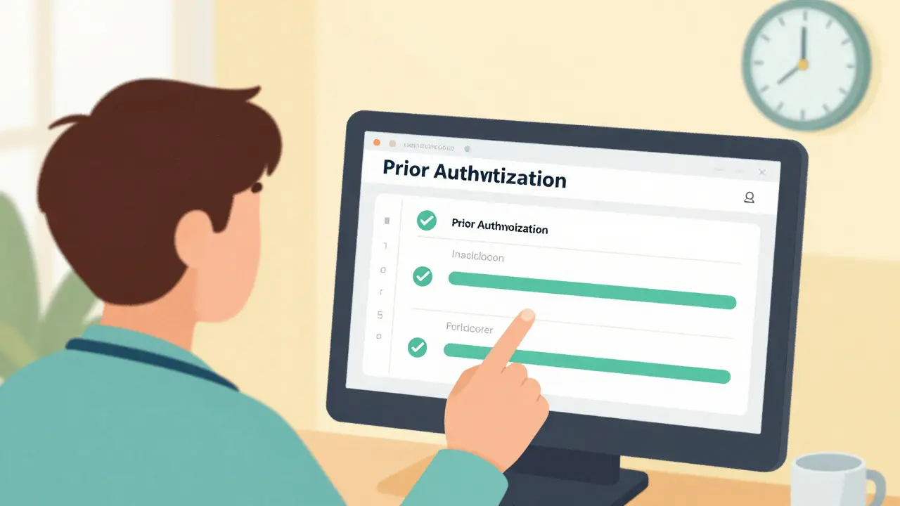 Healthcare provider using EHR system with automated prior auth processing.
